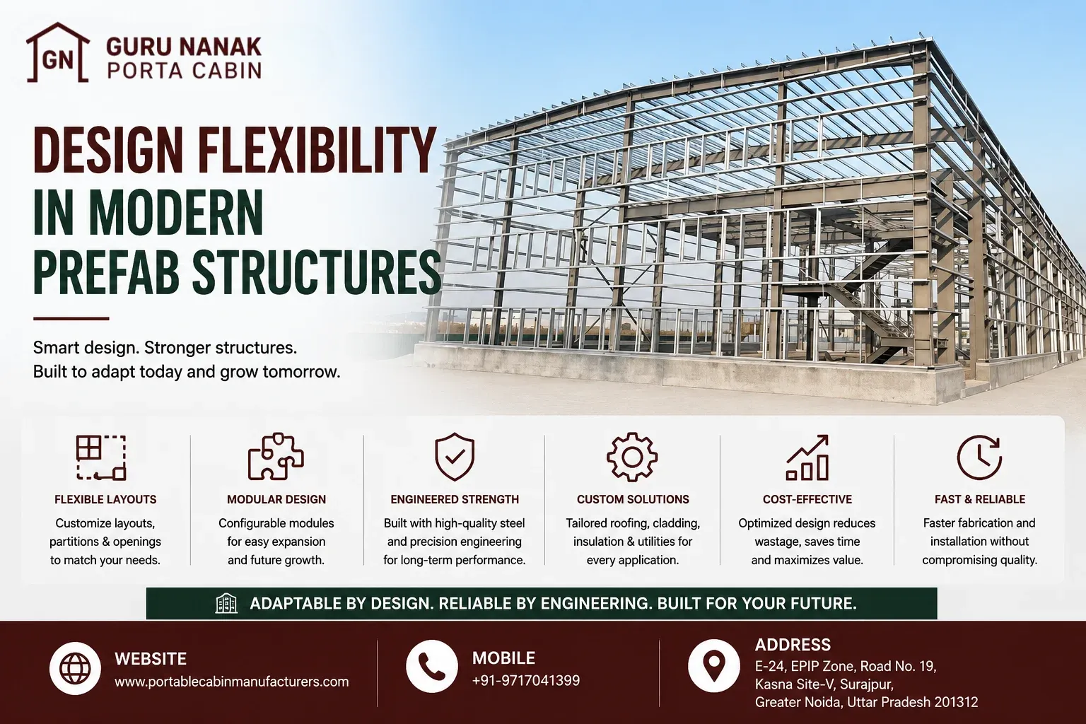 Design Flexibility in Modern Prefab Structures