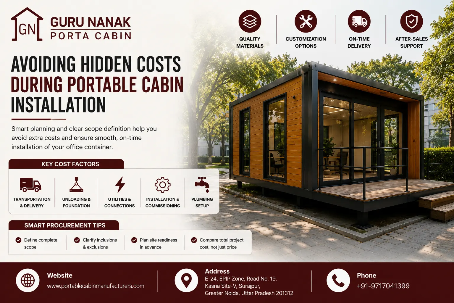 Hidden Budget Factors in Office Container Projects