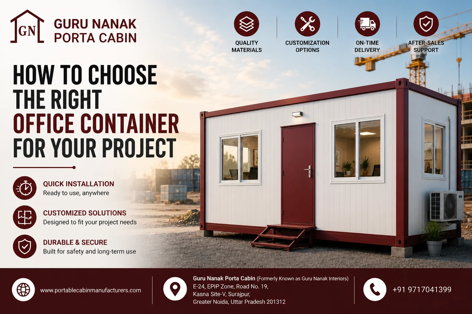 How to Choose the Right Office Container for Your Project