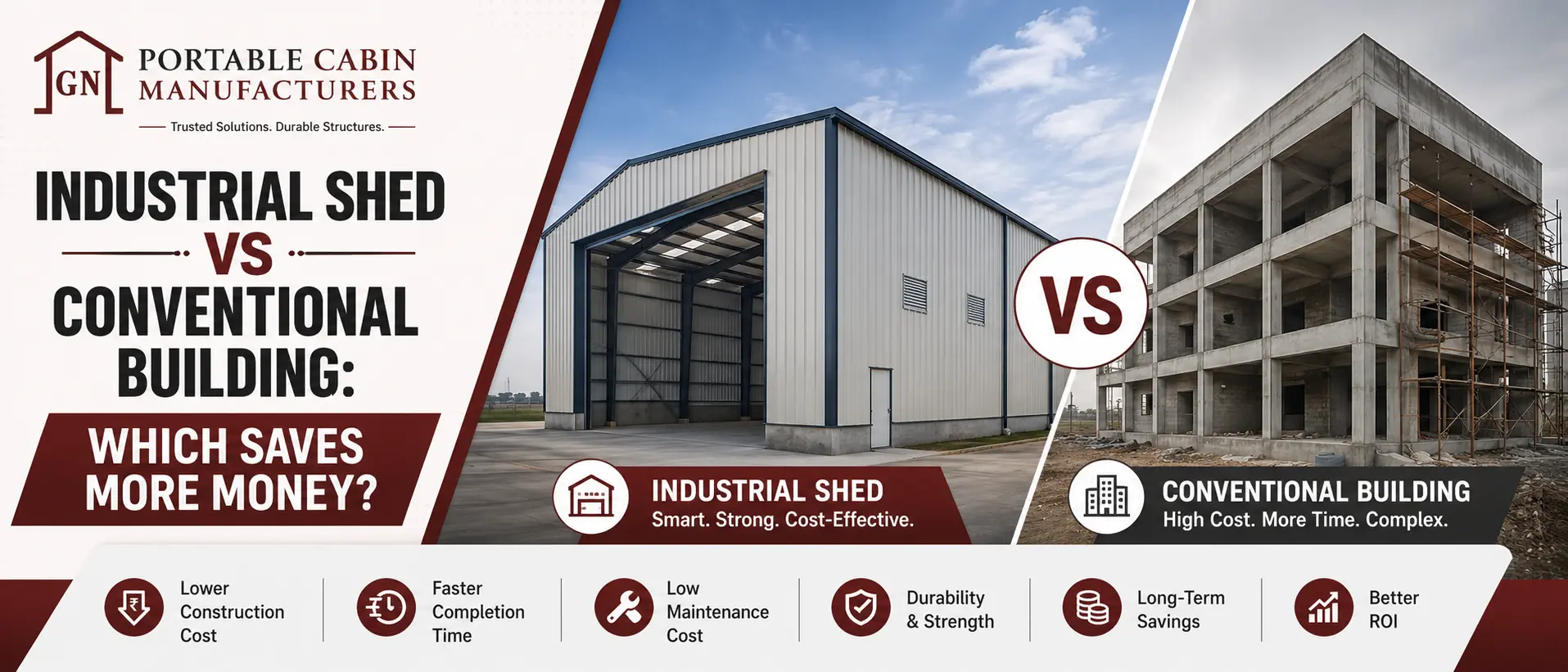 Industrial Shed vs Conventional Building: Which Saves More Money?