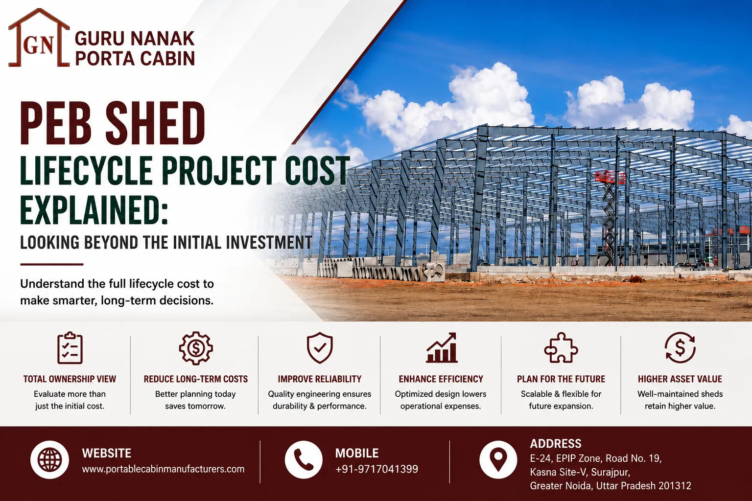 PEB Shed Lifecycle Project Cost Explained: Looking Beyond the Initial Investment