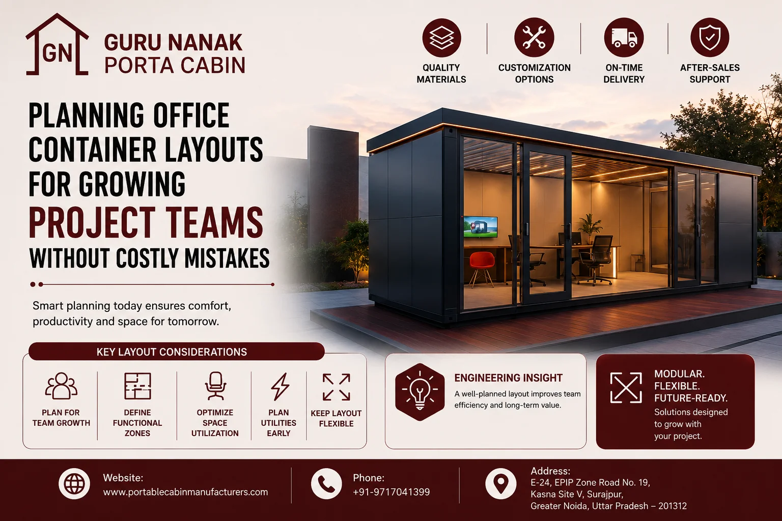 Planning Office Container Layouts for Growing Project Teams Without Costly Mistakes