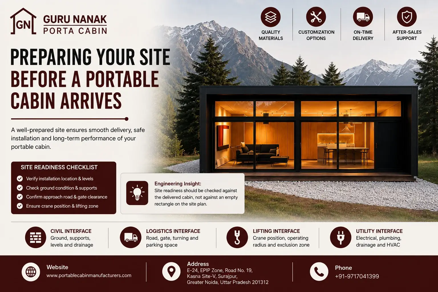 Preparing Your Site Before a Portable Cabin Arrives